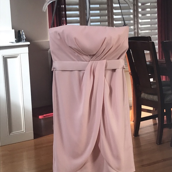 NWT Vera Wang strapless Tulip skirt with sash style vw360166 Blush Sz 8 (sku A) - Picture 7 of 10
